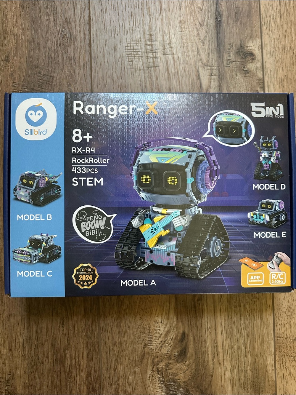 NEW! Sillbird STEM Ranger-X Rockroller, Robotics, RX-R4, Gift, Ages 8+, 433pcs.